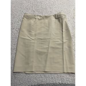 Narciso Rodriguez Women's Size Medium Pencil Skirt Cream Made in Italy